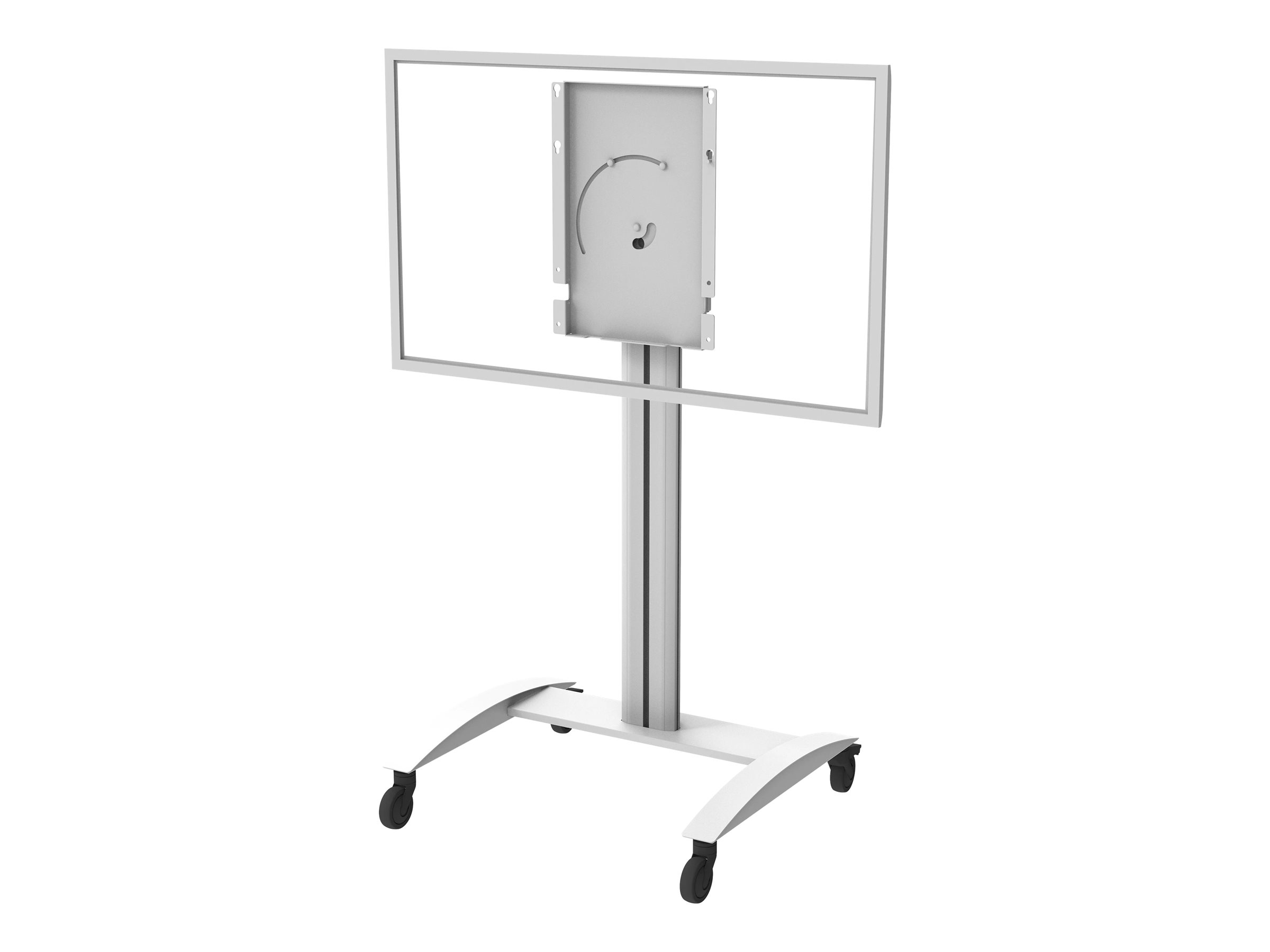 Peerless AV SR560-FLIP2 - Wagen - für interaktives Flachfeld-  LCD-Display - Aluminium - Weiß glänzend - Bildschirmgröße: 139.7 cm 165.1 cm (55 65)