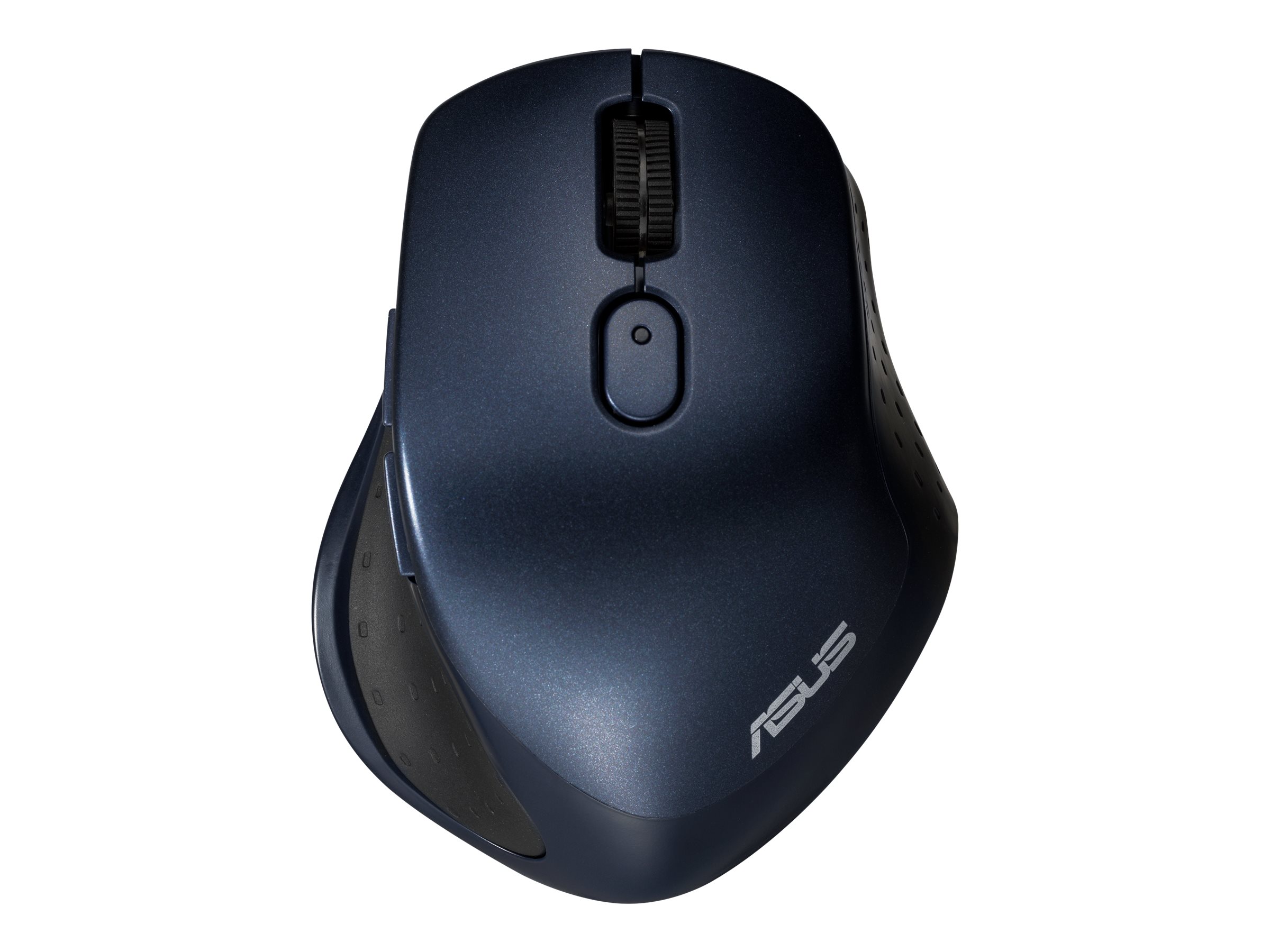 ASUS MW203 - Maus - ergonomisch - optisch - 6 Tasten - kabellos - 2.4 GHz, Bluetooth - kabelloser Empfänger (USB)