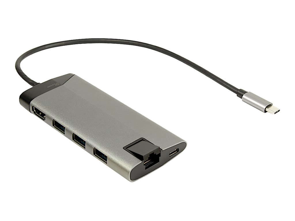 Inter-Tech Argus GDC-802 - Dockingstation - USB-C 3.1 - HDMI