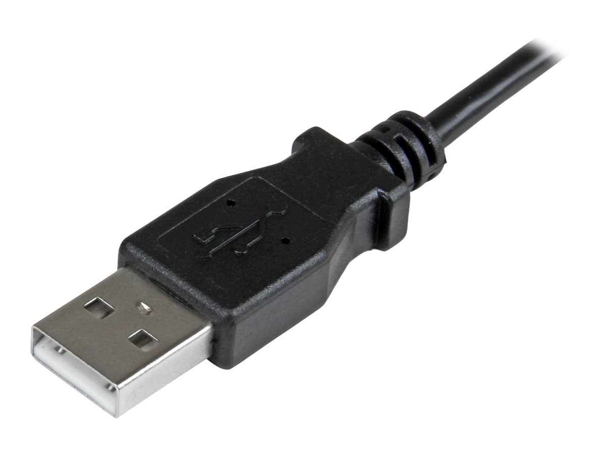 StarTech.com Micro USB Lade- und Sync-Kabel St/St - Rechts gewinkelt Micro-USB - 0,5m - USB-Kabel - Micro-USB Typ B (M)