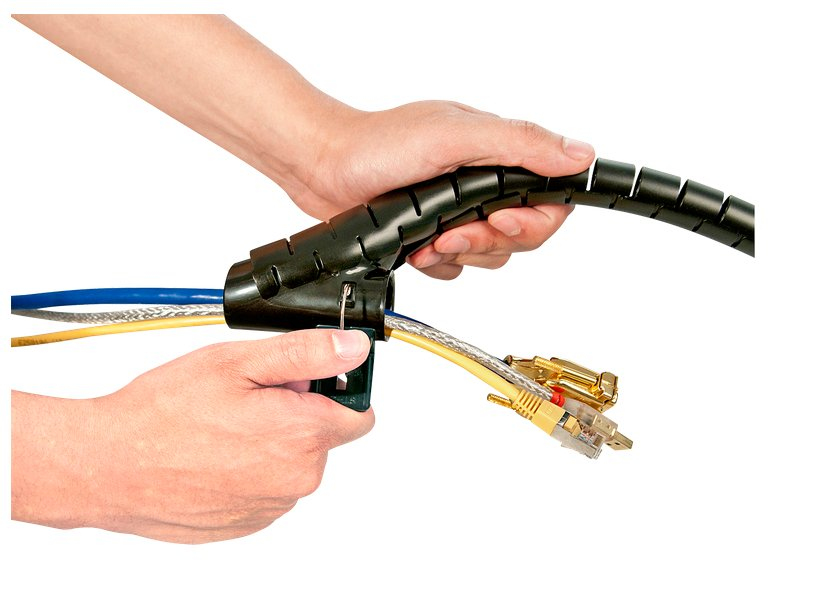 Lindy Spiral Cable Tidy - Flexible Kabelleitung, Ansicht 2