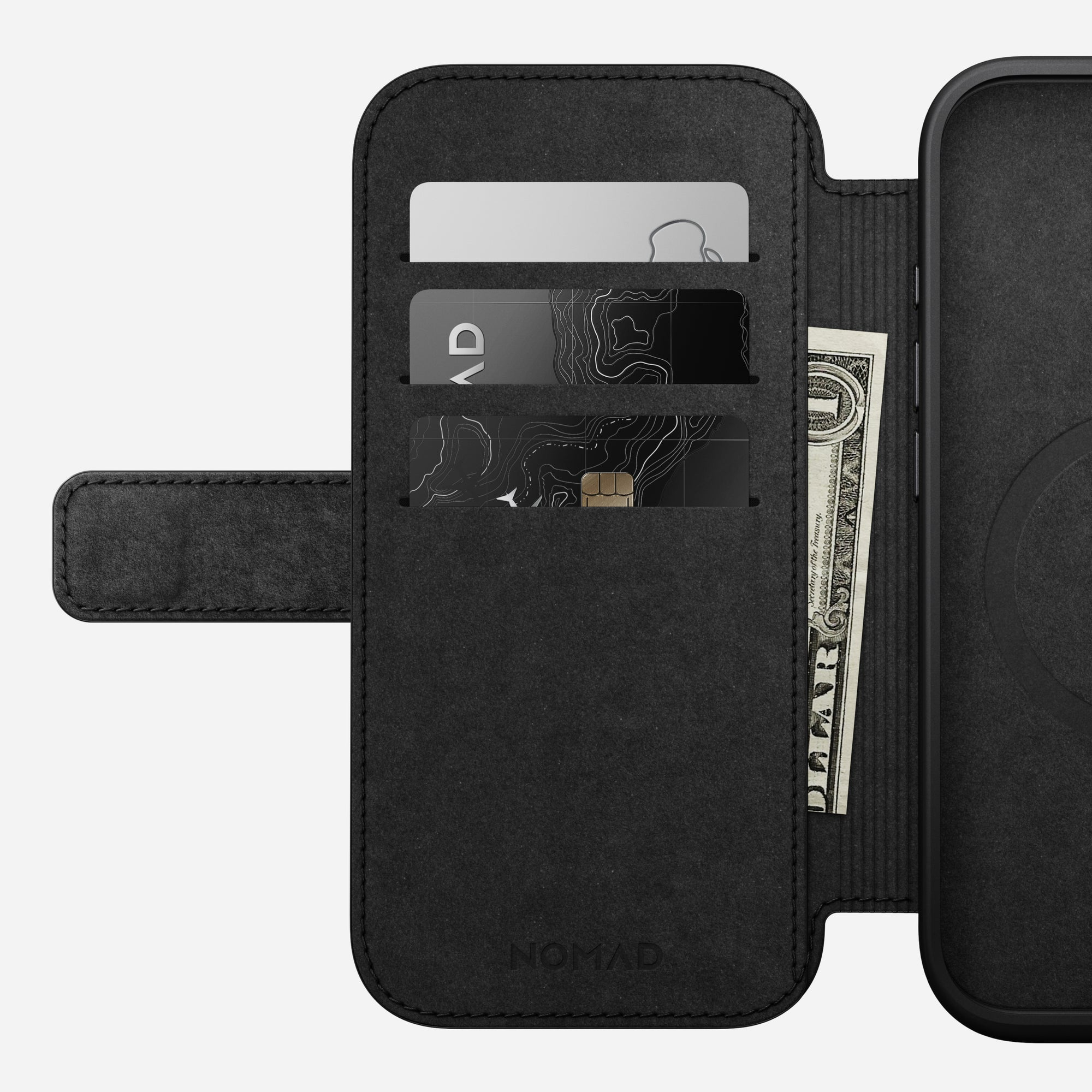Nomad Modern Leather Folio iPhone 16 Pro Brown, Ansicht 2