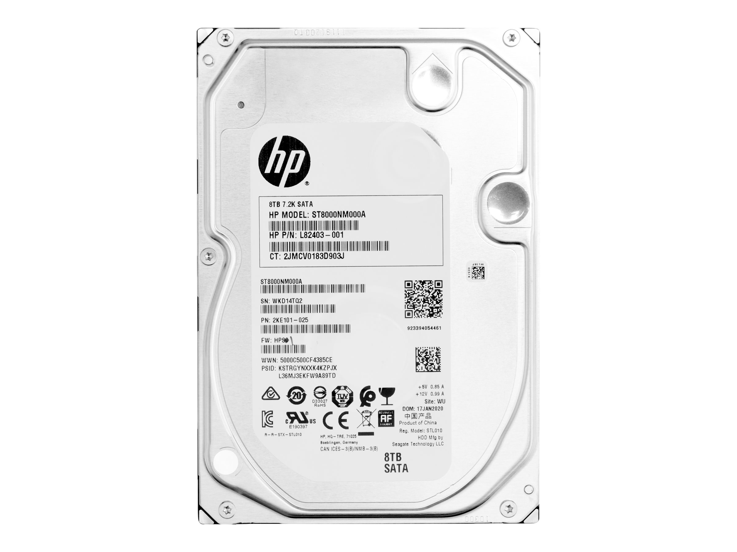 HP 8TB 7200RPM SATA 3,5in Enterprise (2Z273AA)