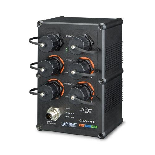 Planet IGS-604HPT-RJ - Switch - L3 - managed - 4 x 10/100/1000 (PoE), Ansicht 2