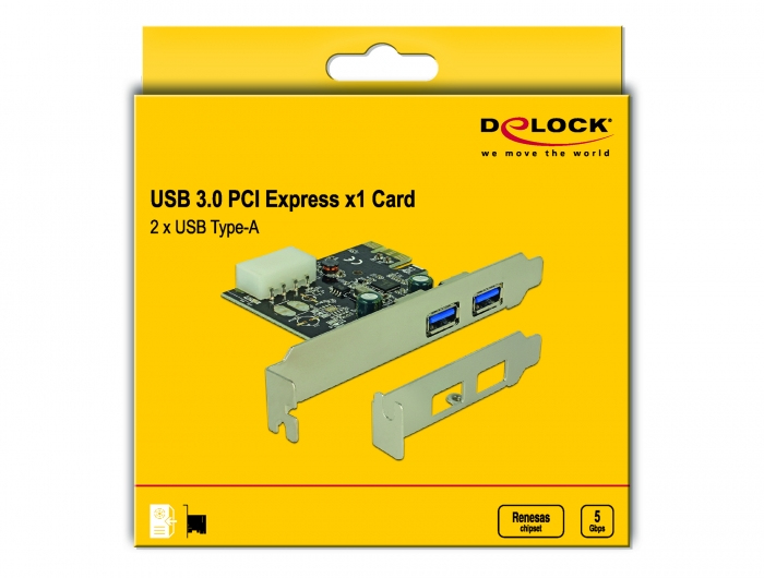 Delock PCI Express card > 2x USB 3.0 - USB-Adapter, Ansicht 4