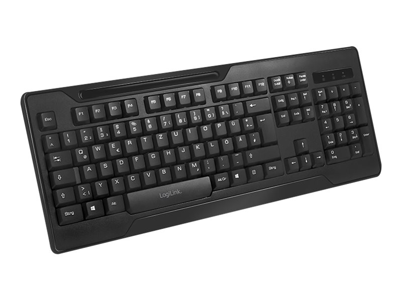 LogiLink Funk - Tastatur-und-Maus-Set - kabellos