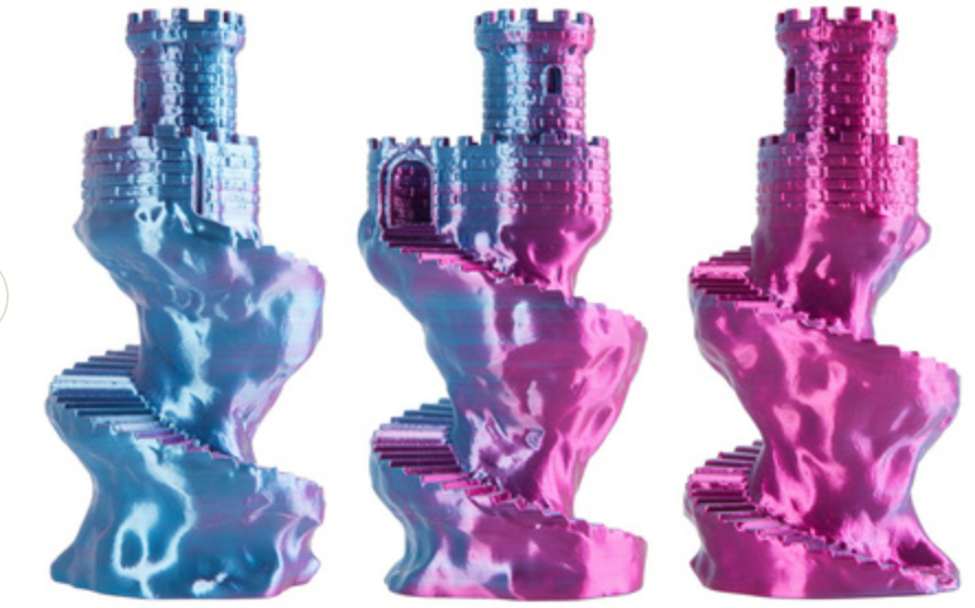Spectrum Filaments Filament Spectrum· PLA Magic SILK· AURORA BLOOM· 1.75mm· 1kg, Ansicht 3