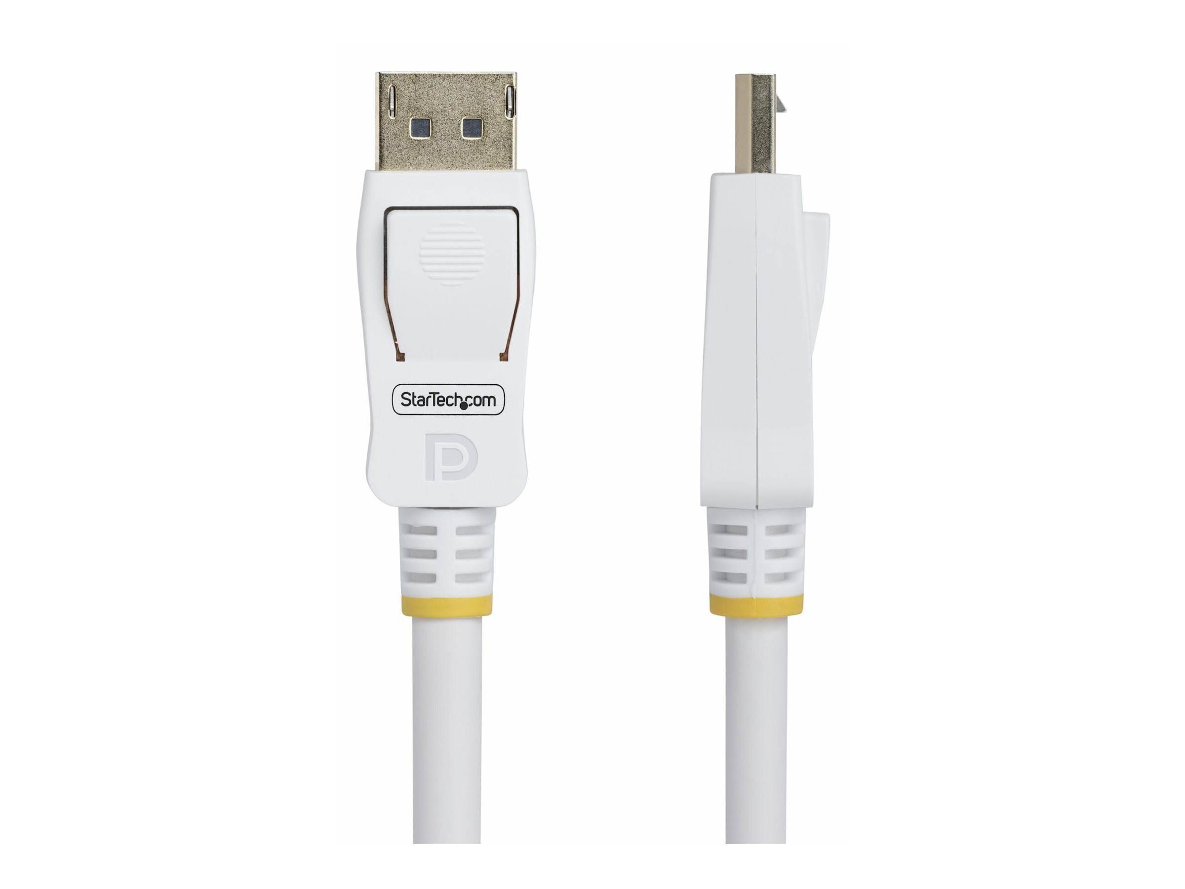 StarTech.com 10ft White VESA Certified DisplayPort 1.2 Cable with Latches - DisplayPort-Kabel - DisplayPort (M), Ansicht 4