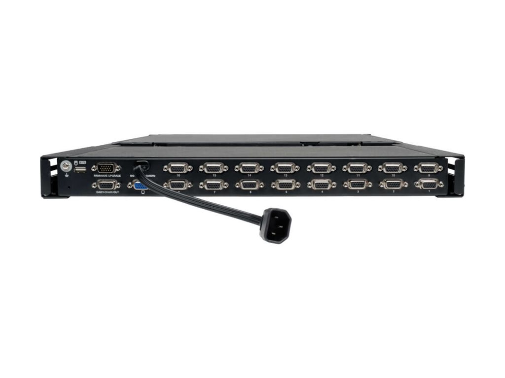 Tripp Eaton Tripp Lite series 16-Port Rack Console VGA KVM Switch w 19 LCD 1U TAA