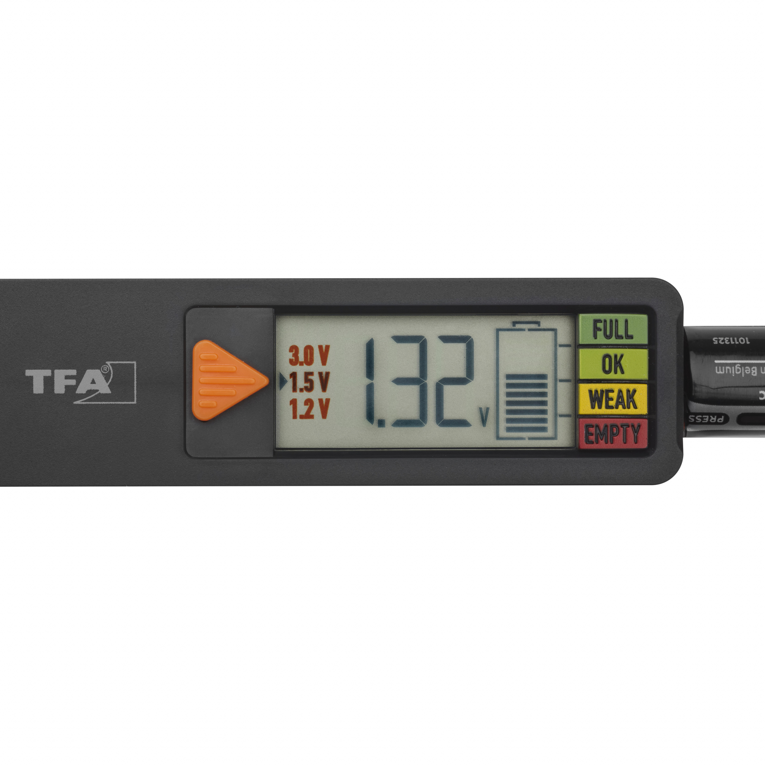 TFA 98.1126.01 - 1.5v - 9v - A - AA - AAA - C - D - Kunststoff - Schwarz, Ansicht 2