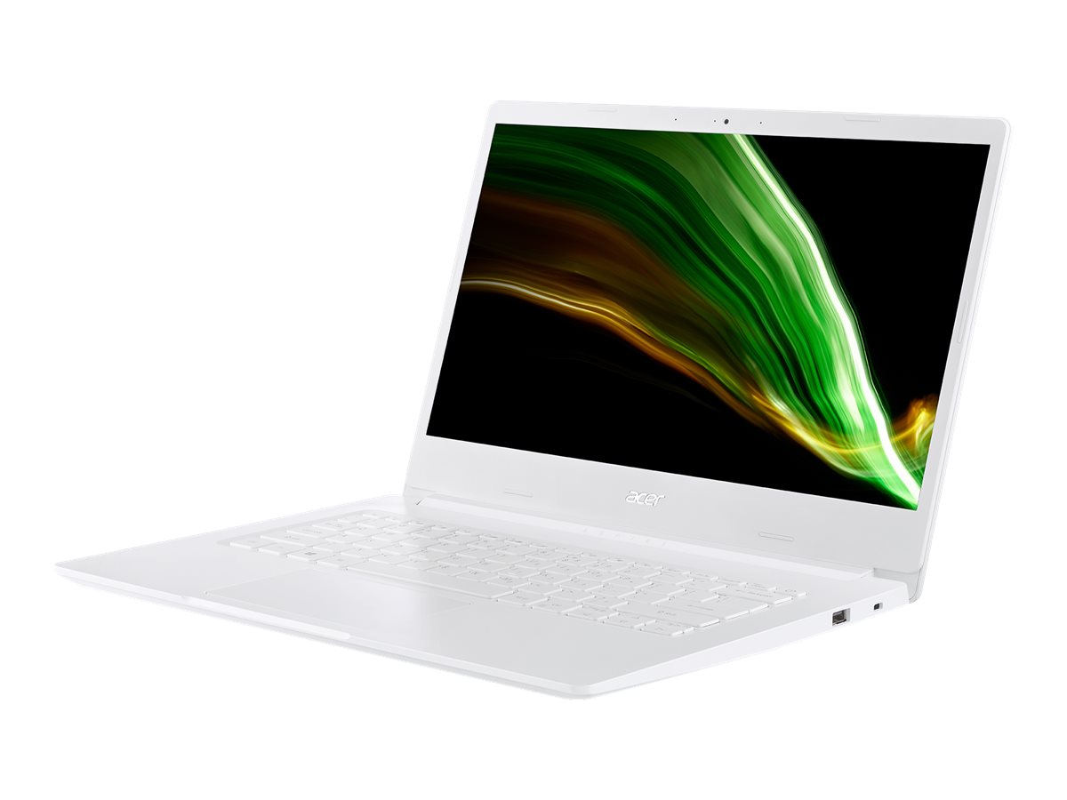 Acer Aspire 1 (A114-61-S2RF) Laptop | 14 FHD Display | Qualcomm  Snapdragon 7c Compute Platform  | 4 GB RAM | 64 GB eMMC | Qualcomm AdrenoTM 618 GPU | Windows 11 | QWERTZ Tastatur | weiß