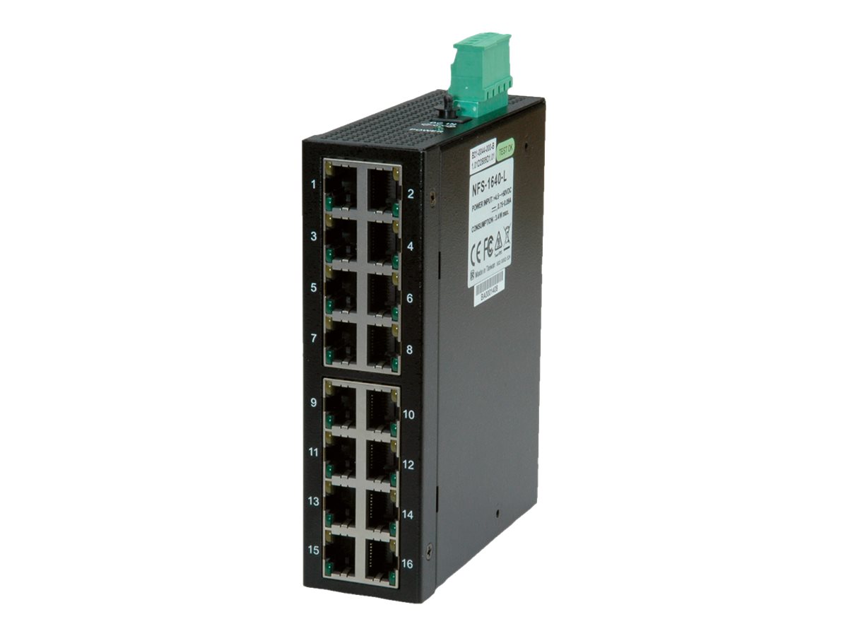 ROLINE Industrial Fast Ethernet Switch - Switch