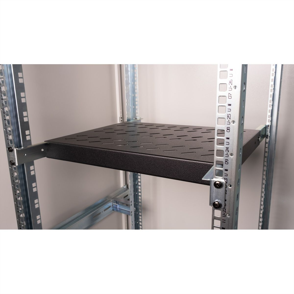 ROLINE 19 Zoll Fachboden 1 HE 350 T 50 kg schwarz, Ansicht 4