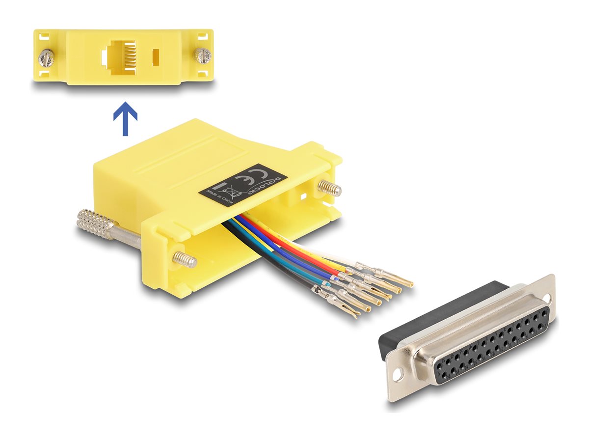 Delock Assembly Kit - Serieller Adapter - DB-25 (W)