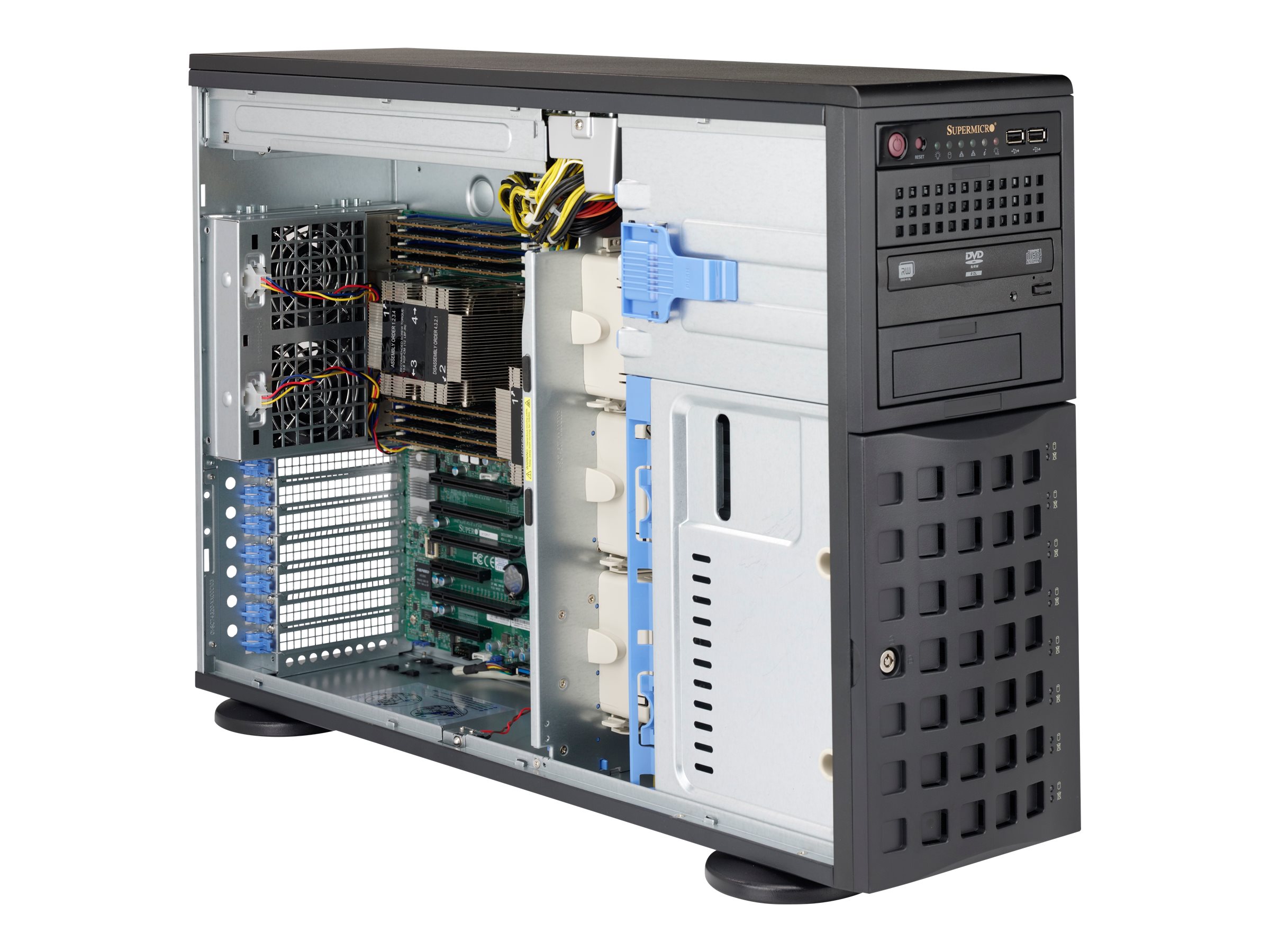 Supermicro SC745 BAC-R1K23B - Tower - 4U - E-ATX