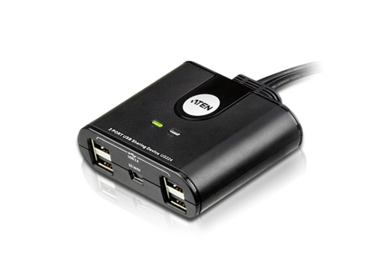 ATEN US224 - USB-Umschalter für die gemeinsame Nutzung von Peripheriegeräten, Ansicht 3