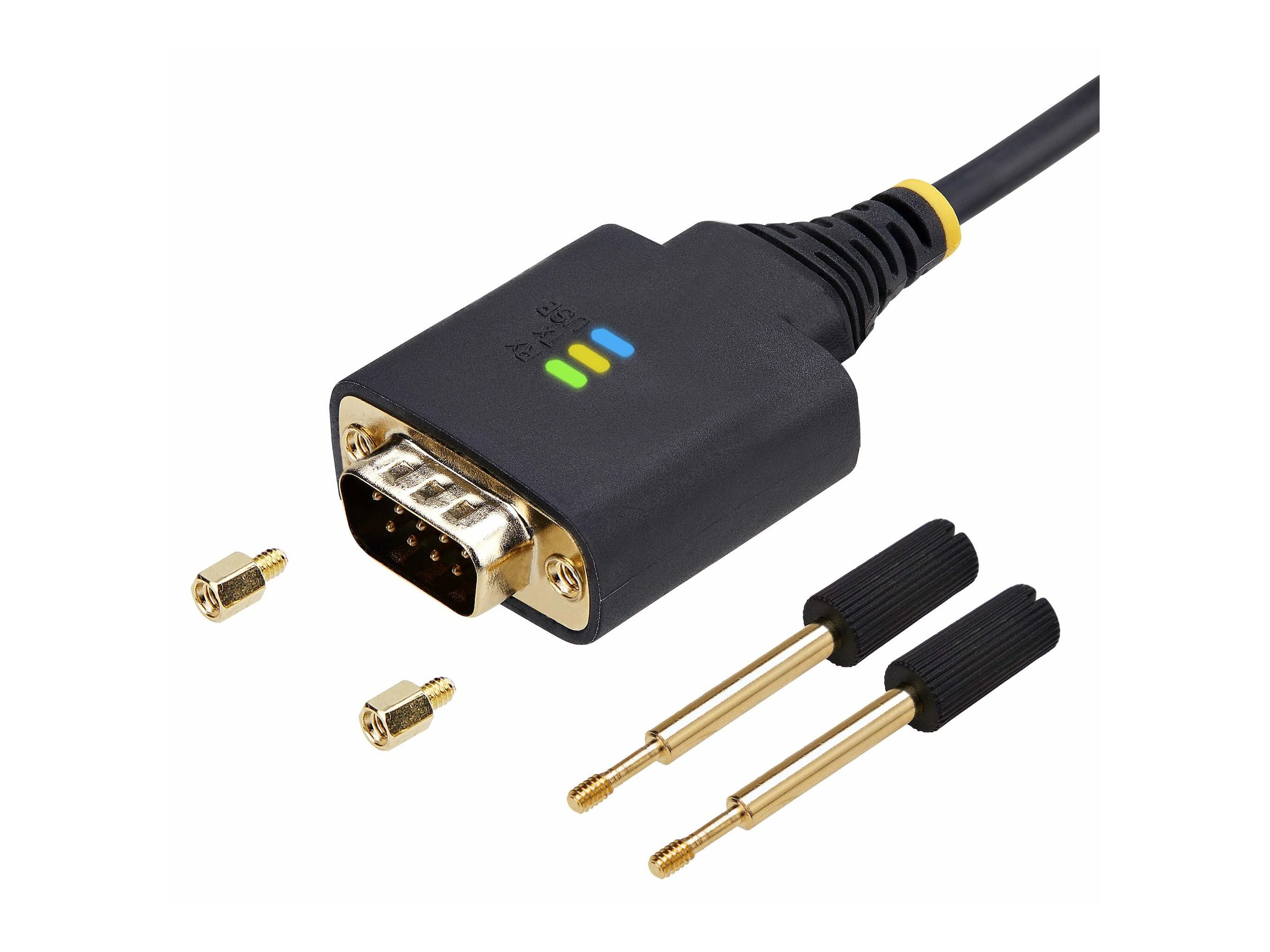 StarTech.com 6.6ft (2m) USB to Serial Adapter Cable, COM Retention, RS232 - Kabel USB / seriell - USB (M), Ansicht 5