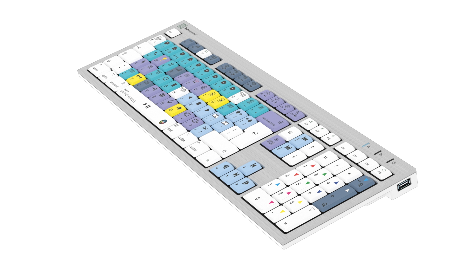 Logickeyboard Davinci Resolve Classic ALBA Mac - TL: Deutsch, QWERTZ, Ansicht 2