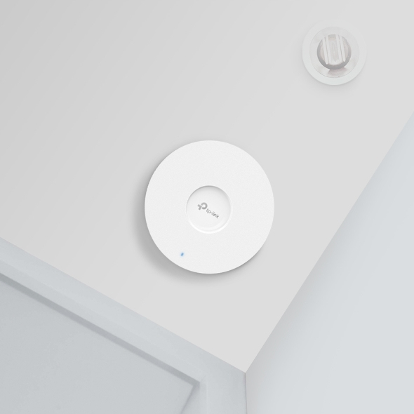 TP-LINK Omada EAP653 V2 - Accesspoint - 1GbE - Wi-Fi 6 - 2.4 GHz, 5 GHz - Cloud-verwaltet - Wand- / Deckenmontage, Ansicht 3