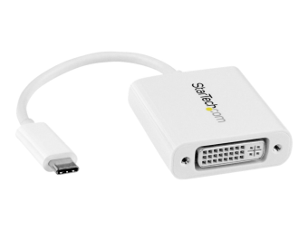 StarTech.com USB-C auf DVI Adapter - USB Type-C DVI Konverter für MacBook Chromebook Dell XPS oder andere USB-C Geräte