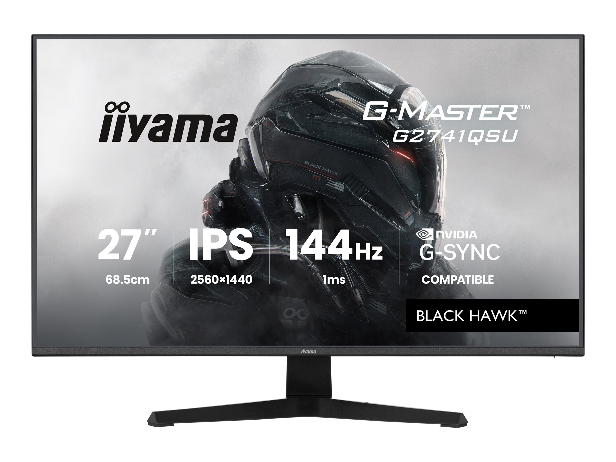 Iiyama G-MASTER Black Hawk G2741QSU-B1 - LED-Monitor - Gaming - 68.6 cm (27")