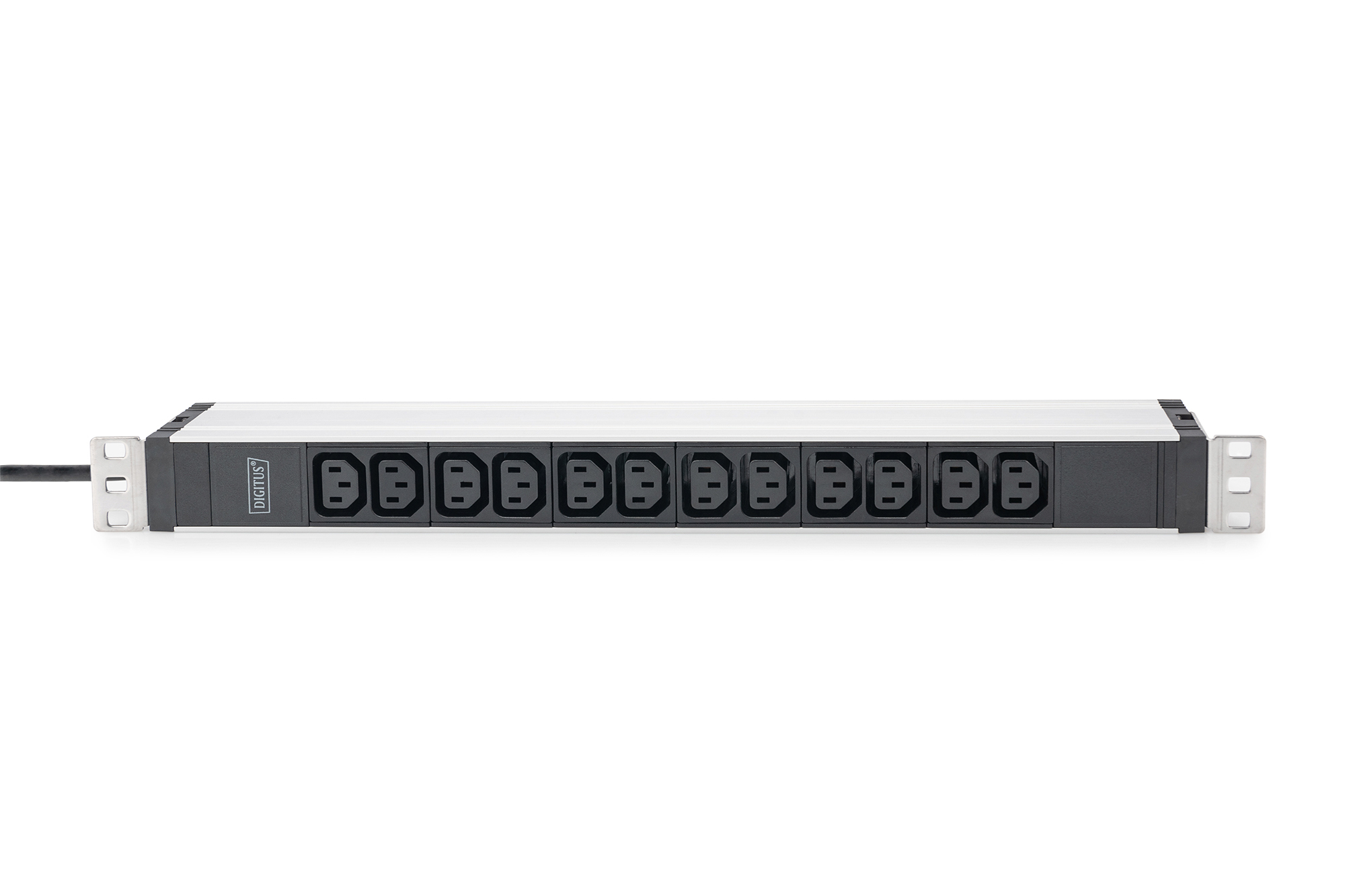 DIGITUS Stromverteilungseinheit (Rack - einbaufähig) - Wechselstrom 230 V - 3600 VA - 1-phasig, Ansicht 4