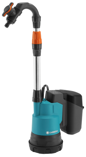 Gardena 14602-66 - Impulspumpe - Akku - 2 bar - 2000 l/h - Schwarz - Blau, Ansicht 2