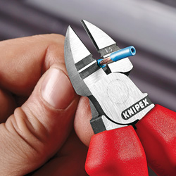 KNIPEX Seitenschneider 14 26 160 - Abisolier-Seitenschneider 160 mm, Ansicht 2