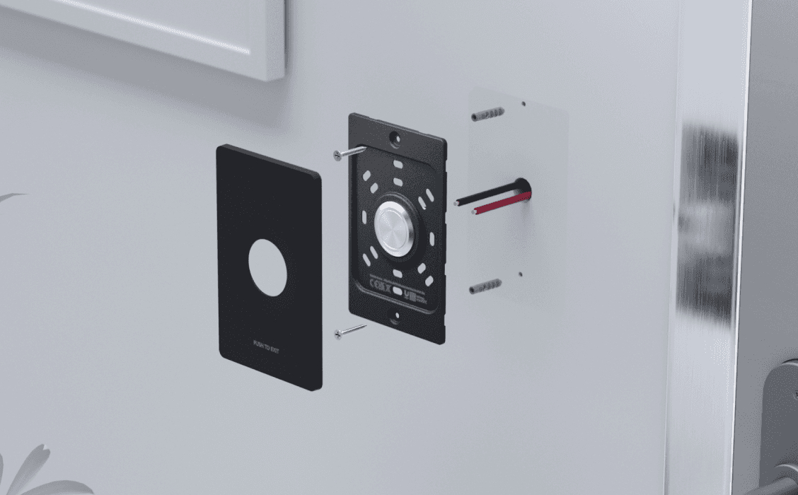 Ubiquiti Button designed for UniFi Access Hubs. Push-to-exit., Ansicht 3