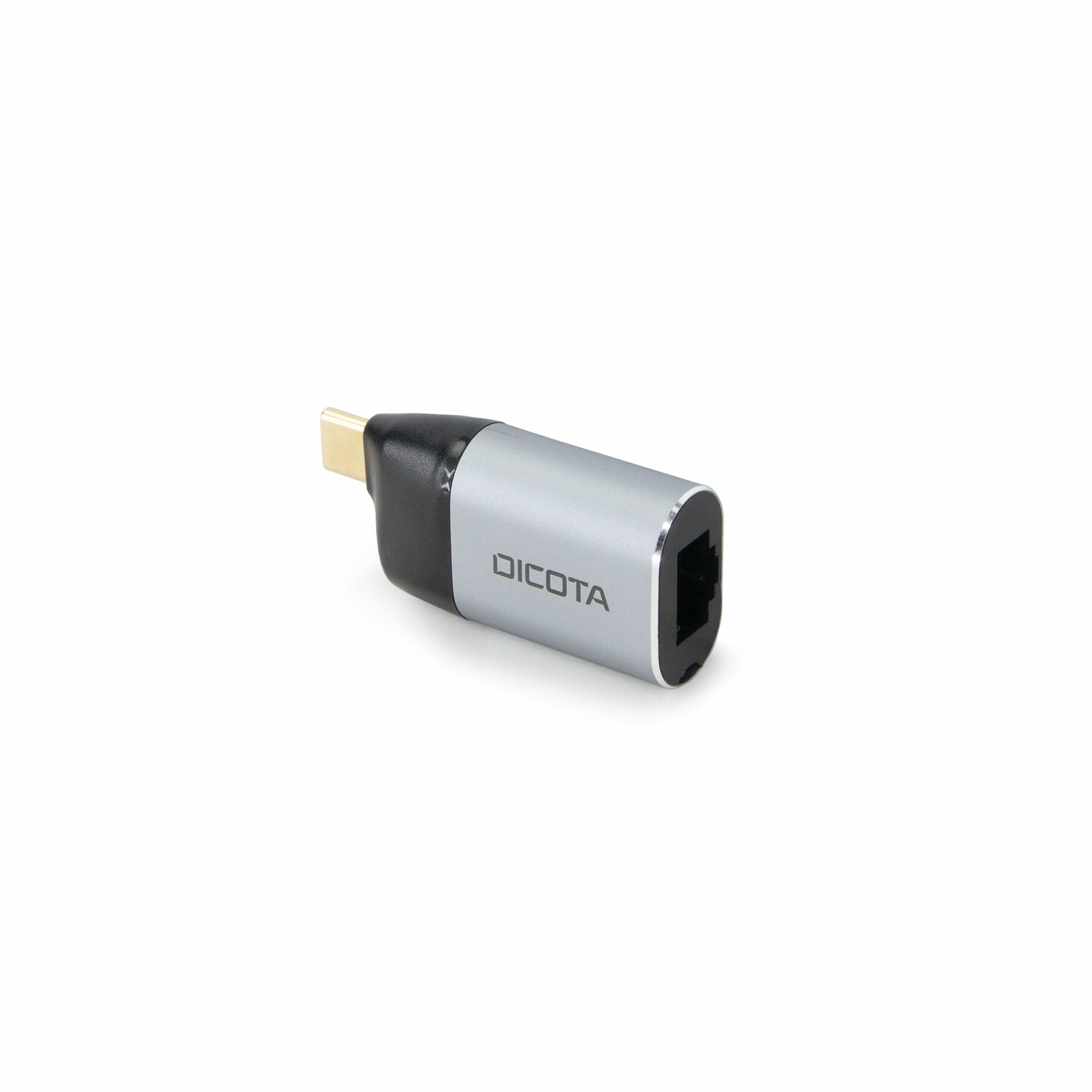 Dicota USB-C to Ethernet Mini Adapter with PD 100W silver - Adapter - Digital/Daten, Ansicht 3