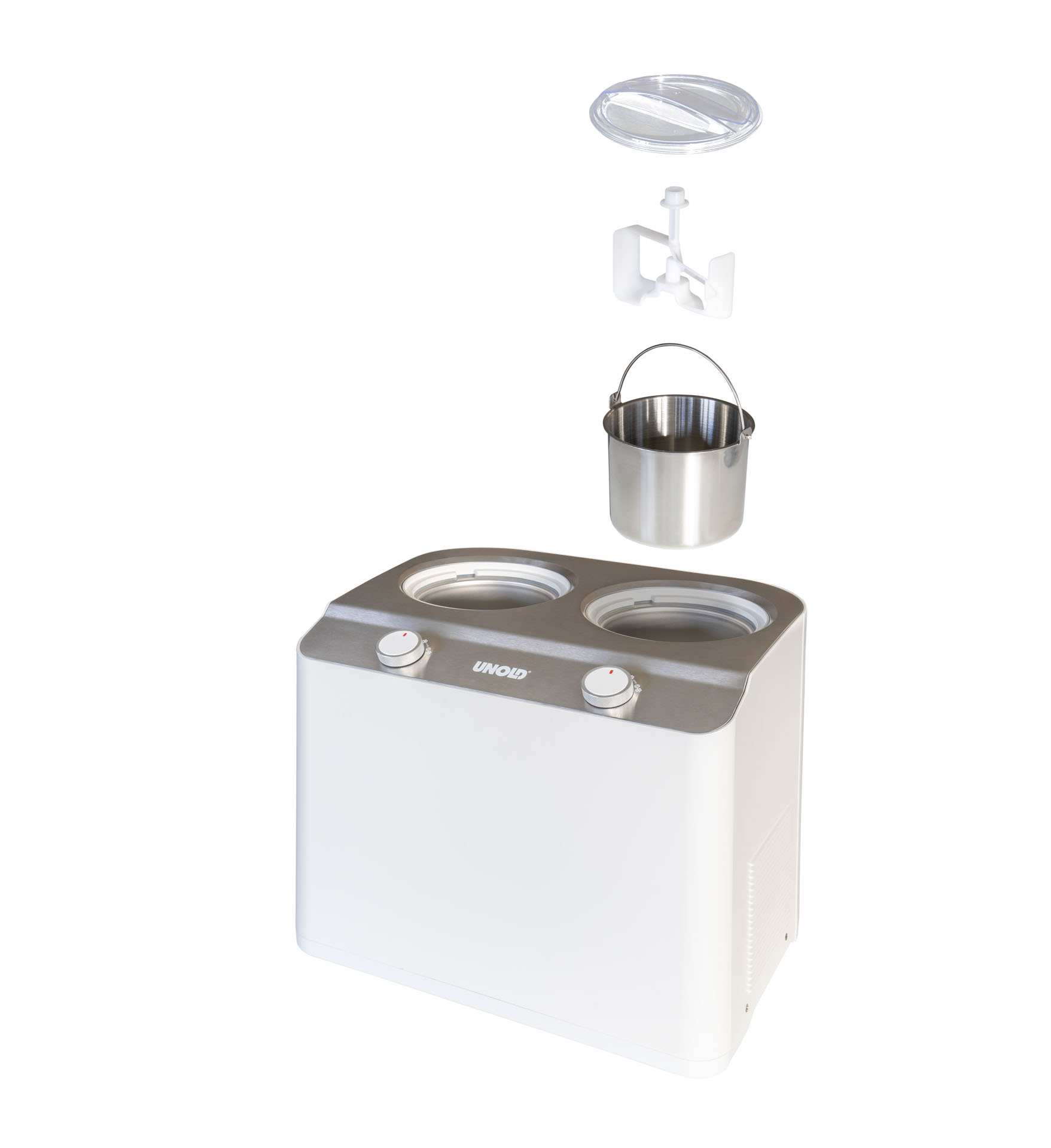 UNOLD Eismaschine Doppio bianco, Ansicht 2