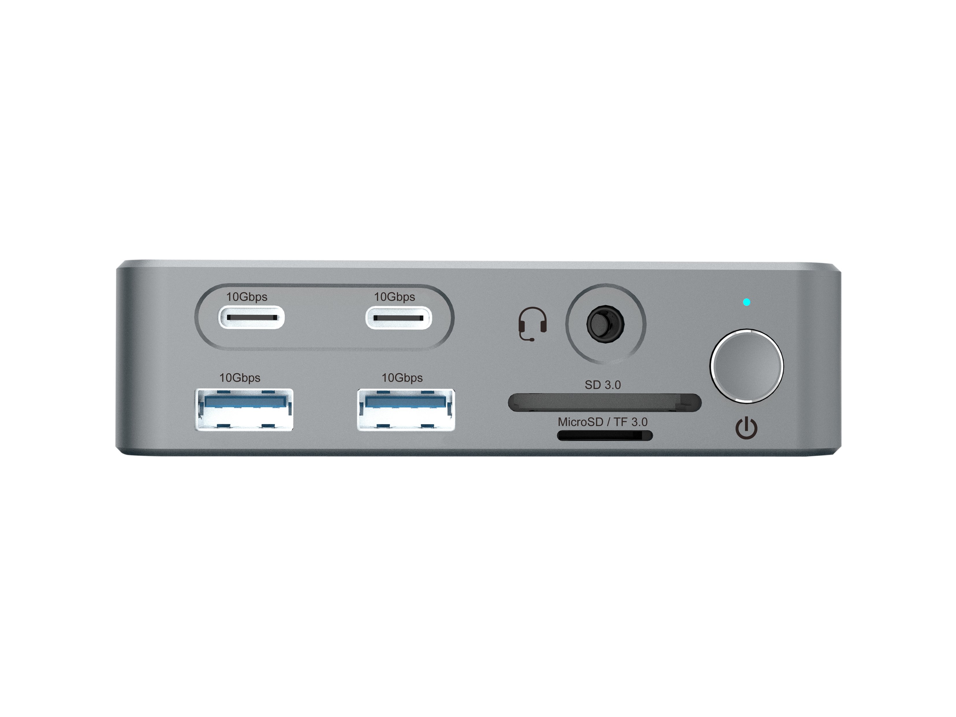 Conceptronic Dock USB-C->2xHDMI 2xUSB-C 4xUSB-A DP GbE LAN, Ansicht 4