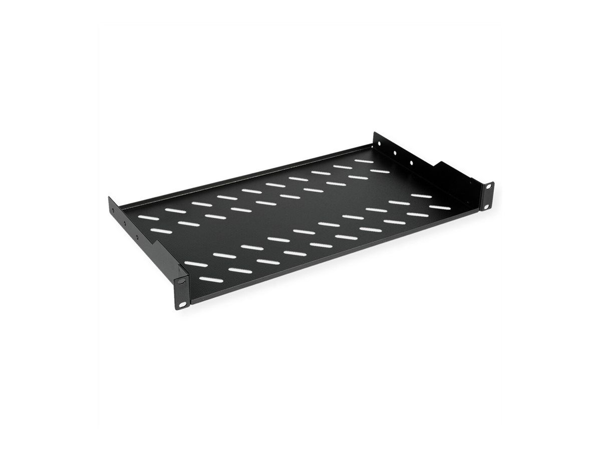 ROLINE 19 Zoll Fachboden 1 HE 250 T 15 kg schwarz, Ansicht 2