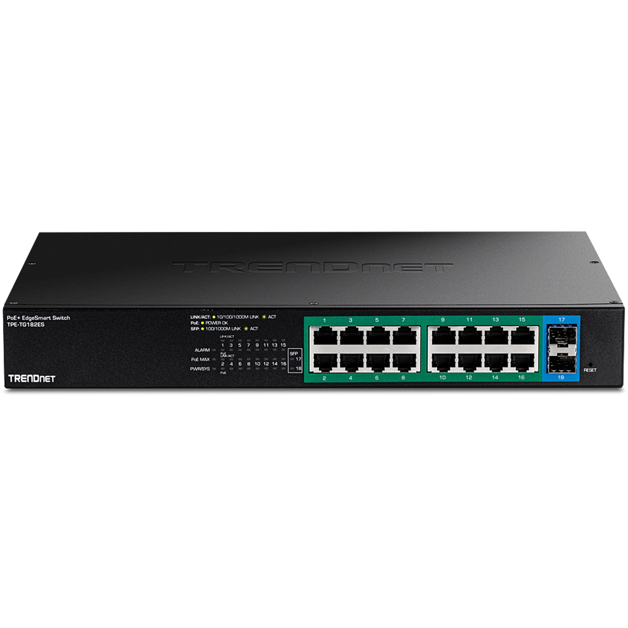 TRENDnet 18-PORT GIGABIT EDGESMART POE+, Ansicht 2