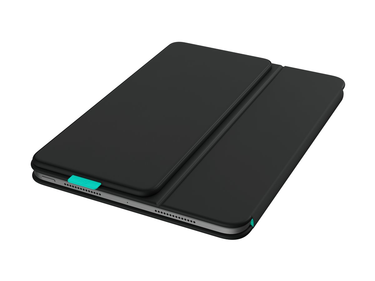 Logitech Flip Folio - Tastatur und Foliohülle - full size - kabellos - Bluetooth 5.1 LE - Graphite - TL: Deutsch, QWERTZ, Ansicht 3