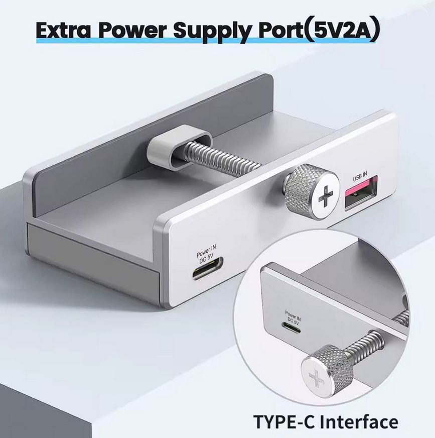 Equip Klemm USB-A3.2-Hub->2xUSB-A/SD/TF/USB-C - Hub - Hub - 5 Gbps, Ansicht 2