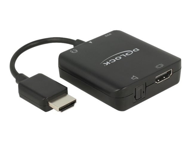 Delock HDMI Audio Extractor 4K 60 Hz compact