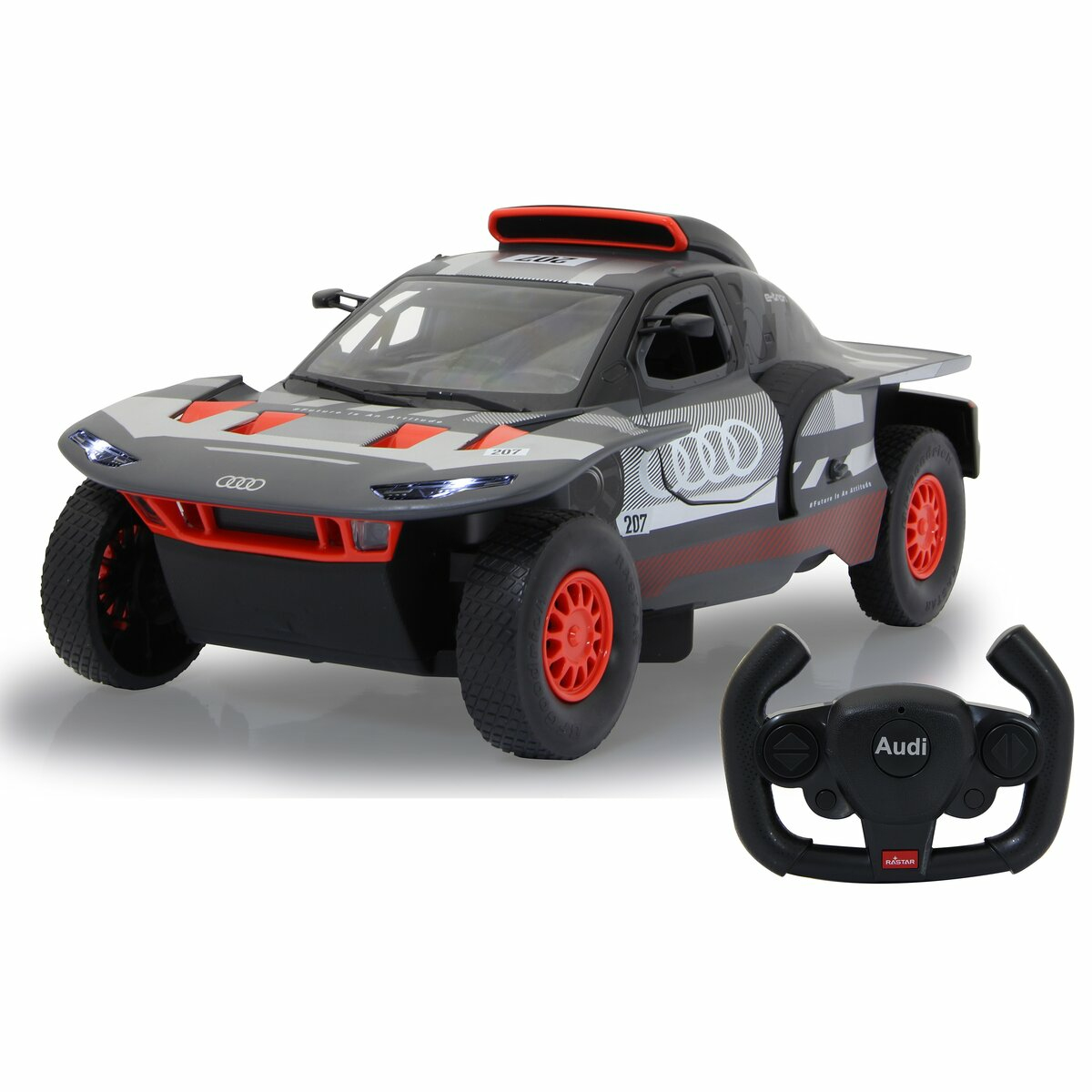 JAMARA Audi RS Q e-tron E2 Tür manuell 1 14 2.4 GHz grau, Ansicht 3
