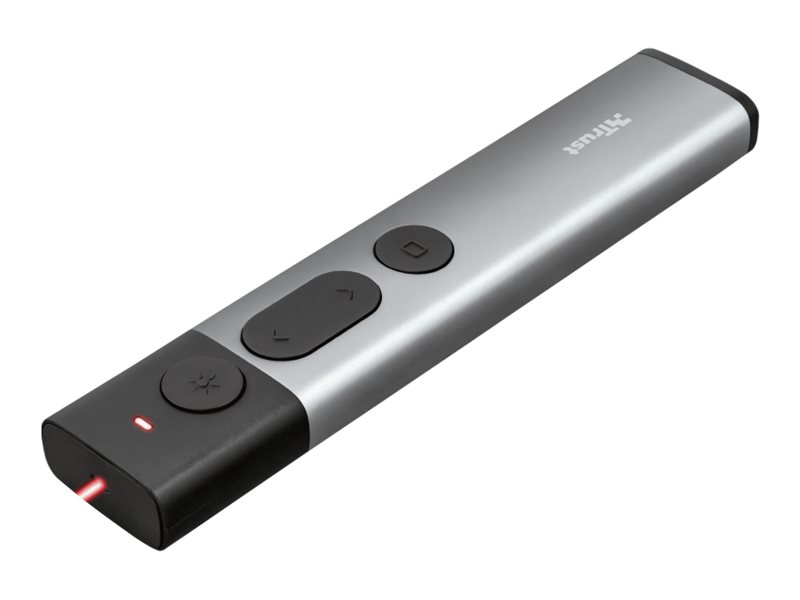 Trust Kazun Aluminium Wireless Presenter - Präsentations-Fernsteuerung