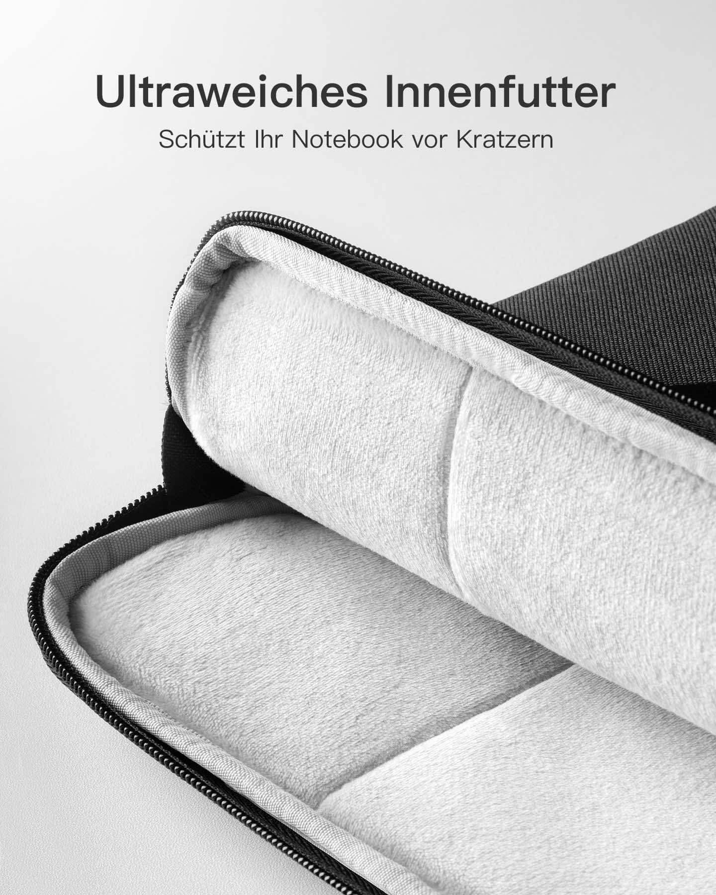 Inateck Laptoptasche 13 kompatibel mit 14 MacBook Pro/Air - Tasche, Ansicht 3