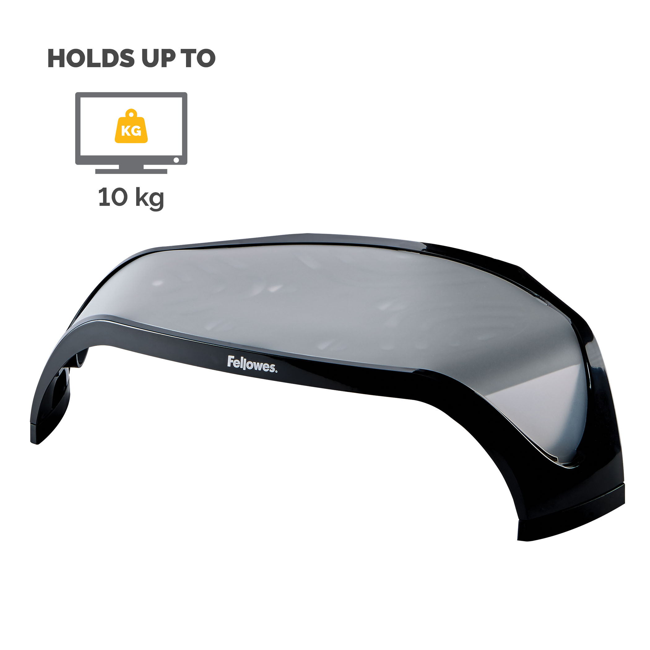 Fellowes Smart Suites Corner Monitor Riser - Aufstellung - für Monitor - Acrylnitril-Butadien-Styrol (ABS), Ansicht 4