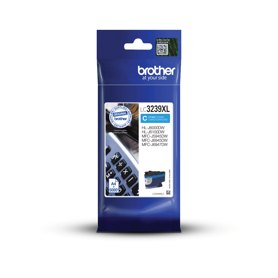 Brother LC3239XLC, Cyan, 1 Stück(e), 5000 Seiten, Einzelpackung