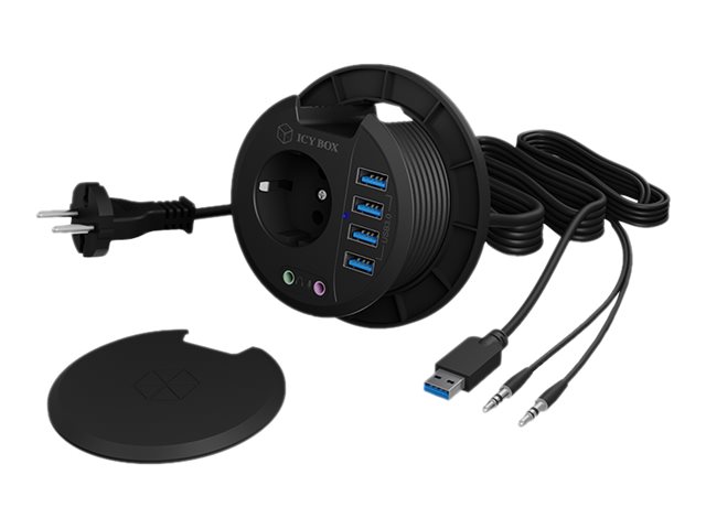 ICY BOX IB-HUB1430 - Hub - 4 x SuperSpeed USB 3.0, Ansicht 2
