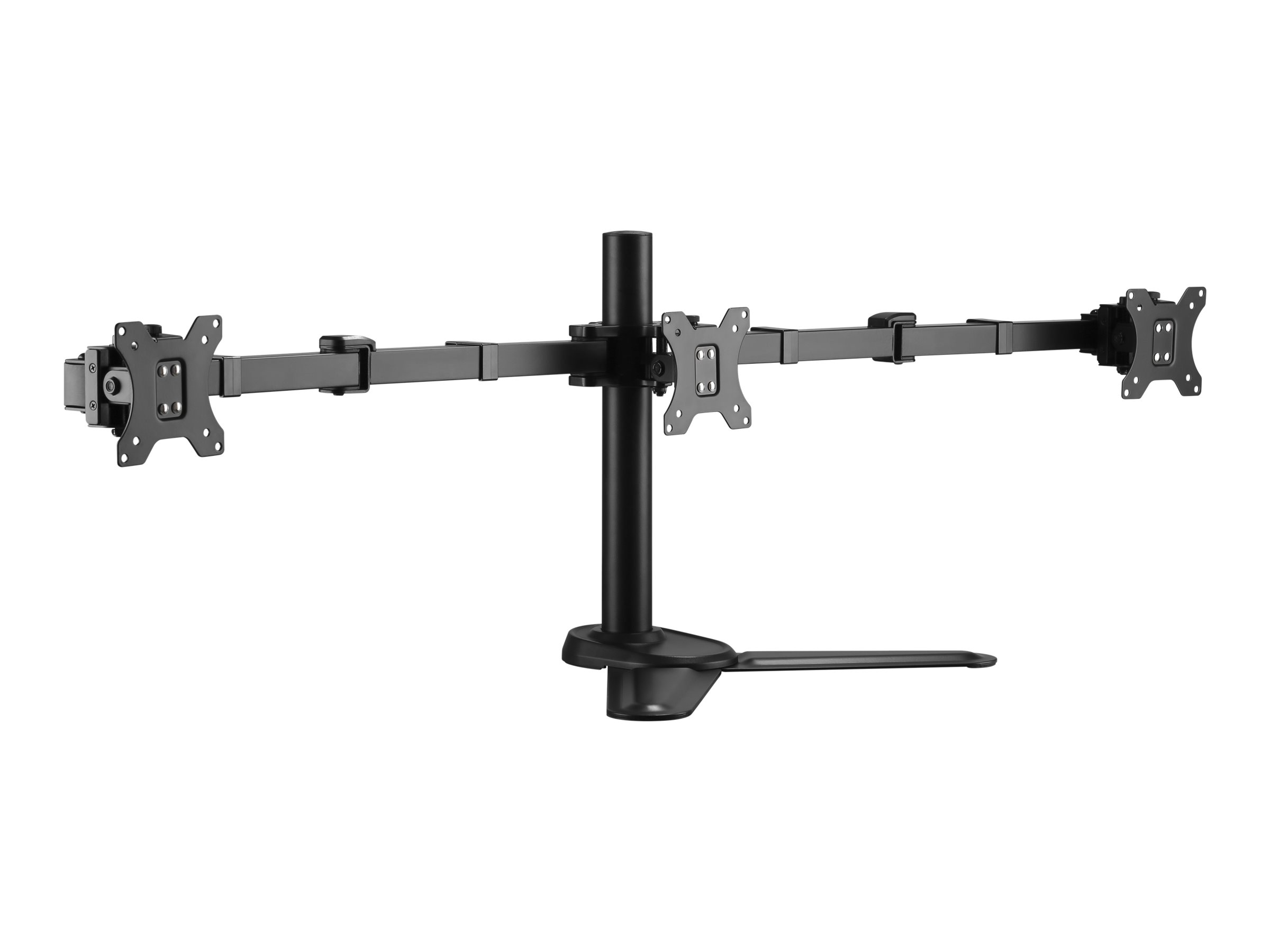 Equip Pro - Aufstellung - neigbar - für 3 LCD-Anzeigen - Schwarz - Bildschirmgröße: 43.2-68.6 cm (17-27), Ansicht 3