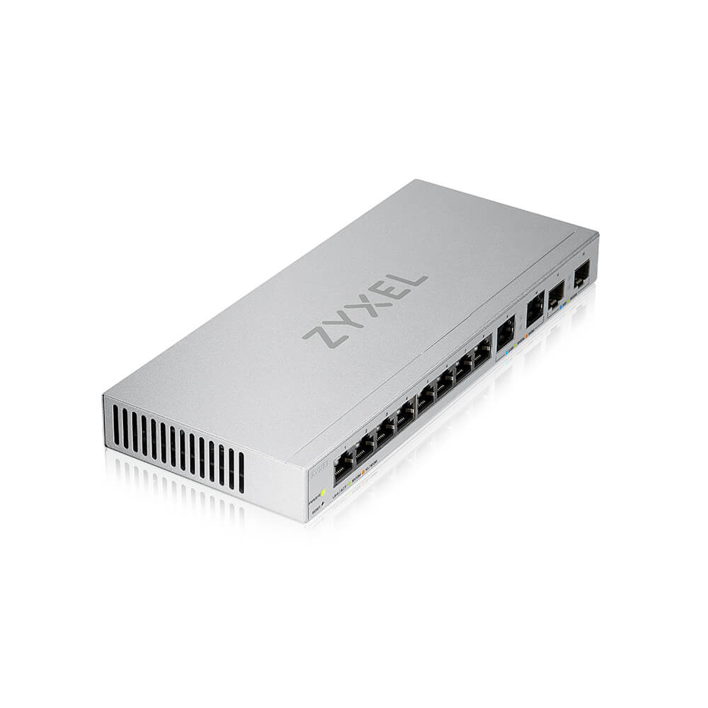 ZyXEL Switch smart managed Layer2 12 Port• 8x 1 GbE• 2x 2.5• SFP+• Desktop• - Switch - 12-Port, Ansicht 4