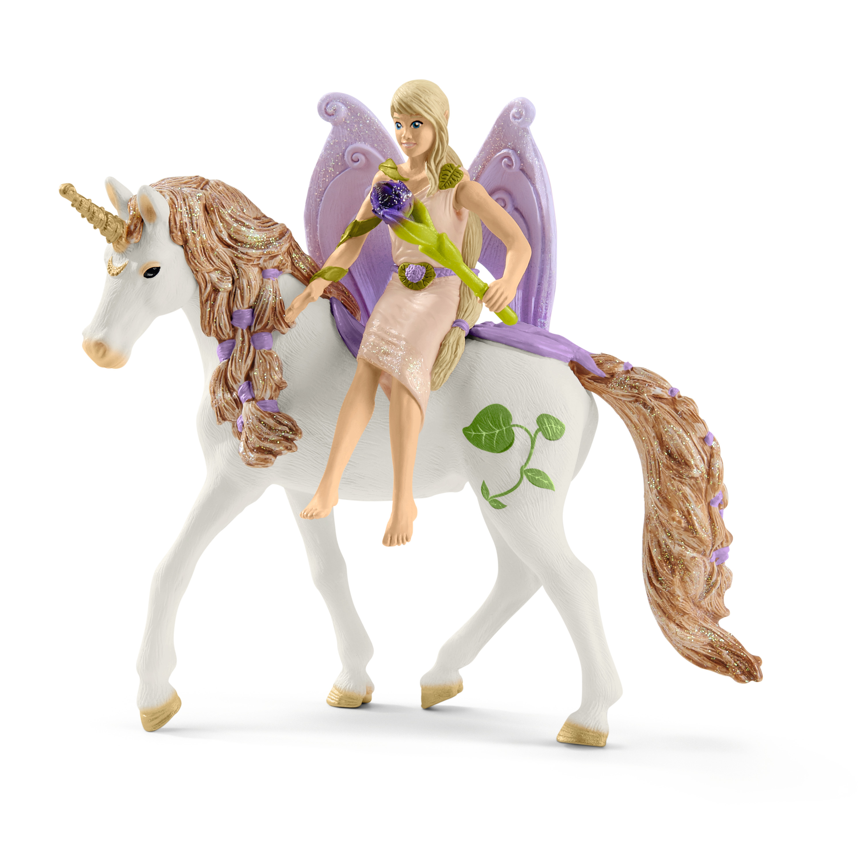 Schleich bayala Glitzerndes Blütenhaus mit Einhörnern - See und Stall - Junge/Mädchen, Ansicht 3