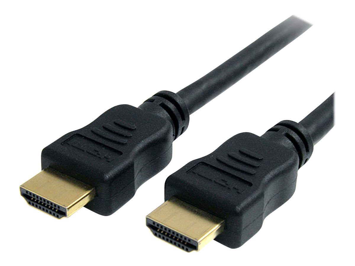 StarTech.com High-Speed-HDMI-Kabel mit Ethernet 2m (Stecker/Stecker) - Ultra HD 4k HDMI Kabel mit vergoldeten Kontakten - HDMI-Kabel mit Ethernet - HDMI männlich zu HDMI männlich - 2 m - Schwarz