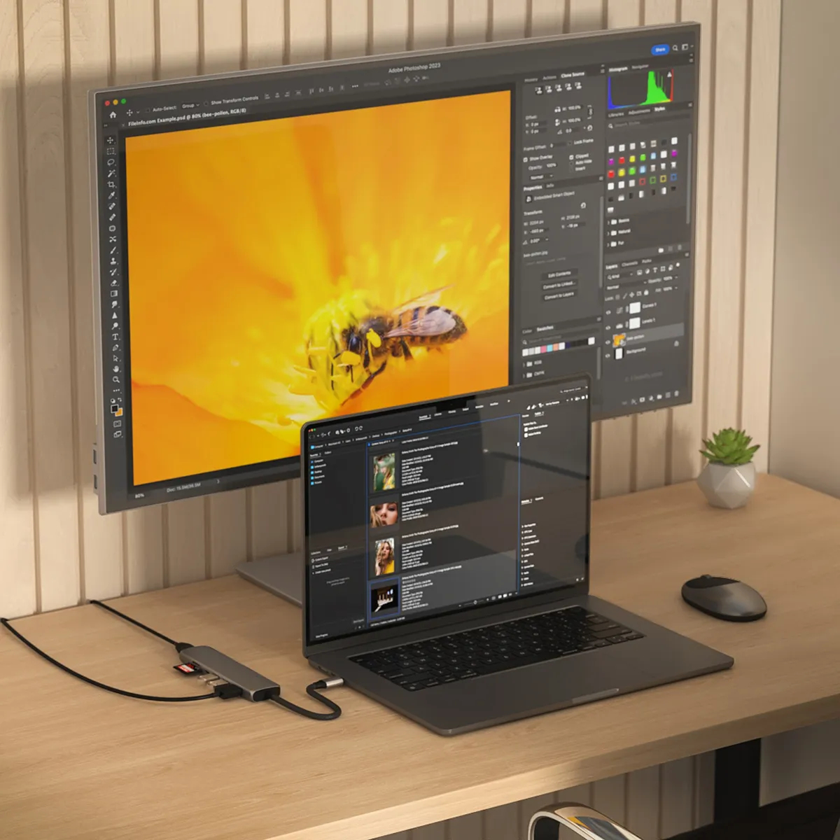 Satechi 7-in-1 - Dockingstation - USB-C / USB 3.2 Gen 2 x 2, Ansicht 4