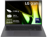 LG gram 16" Core Ultra 7 155H 16GB/1TB SSD Win11 grau 16Z90S-G.AA79G - Notebook - Core Ultra 7