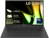 LG gram 17" Core Ultra 7 155H 16GB/512GB SSD Win11 schwarz 17ZV90S-G - Core Ultra 7 - 4,9 GHz